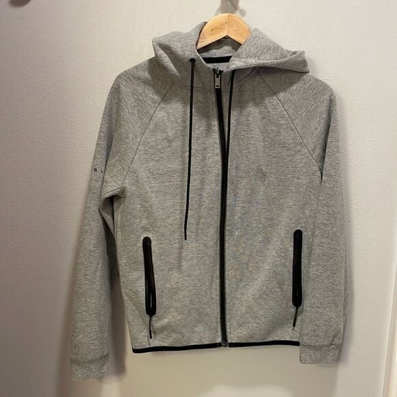 Tesla Tops - Tesla Woman’s grey zip up sweatshirt